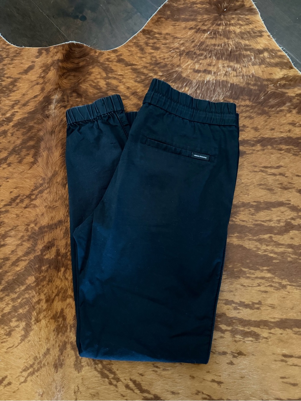 Armani Exchange Black Casual Jogger Pants